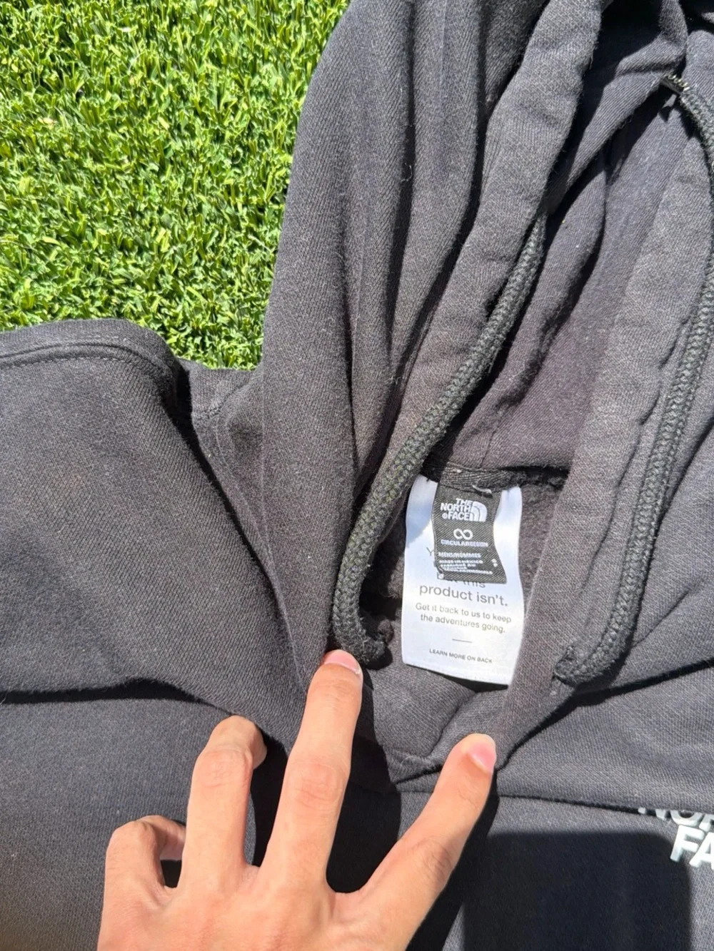 The North Face Men's Charcoal Black Pullover Hoodie